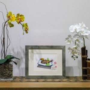 《烤鱼配鳗鱼蛋卷》